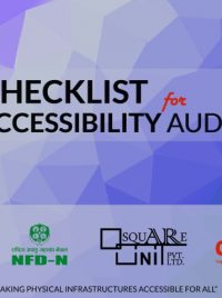The book cover of checklist for accessibility audit
