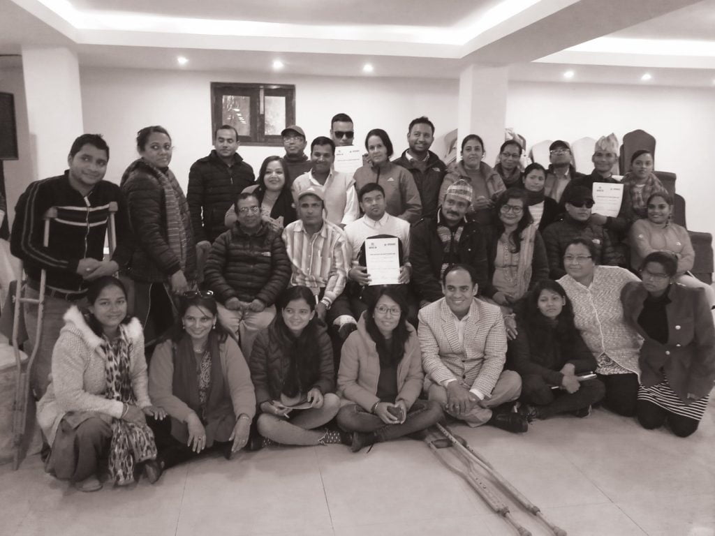 group photo of participants of the MTOT training